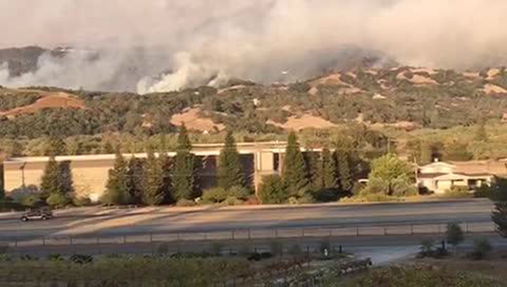 Pocket Fire in Geyserville, CA: October 11, 2017
