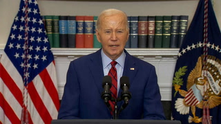 Biden dice que "el orden debe prevalecer" en medio de las protestas universitarias en Gaza