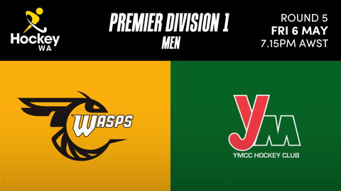 6 May - Hockey WA PL Mens - R5 - Wasps v YMCC