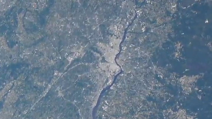 Good morning Philly from the ISS!