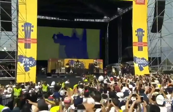 Despacito' Luis Fonsi en vivo en Venezuela Aid Live