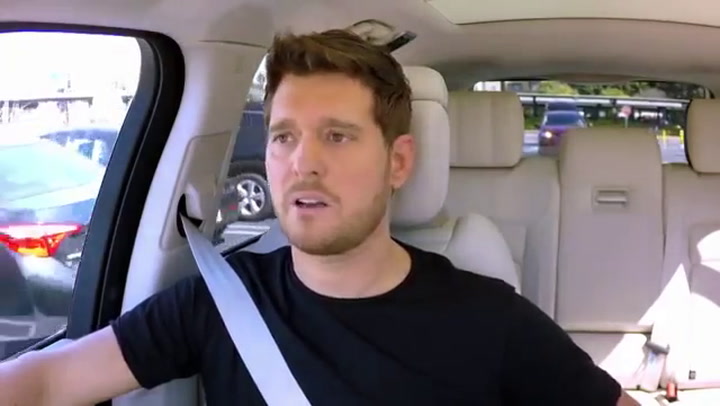 Michael Bublé habló sobre la enfermedad de Noah en un emotivo Carpool Karaoke - Fuente: Youtube