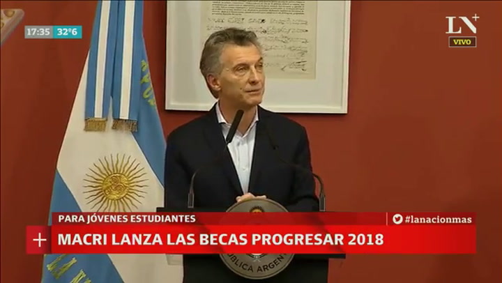 Macri Lanza Las Becas Progresar 2018