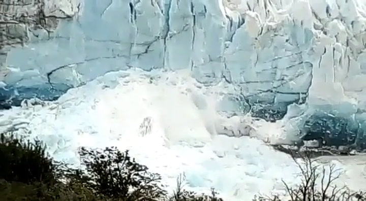 Parque Los Glaciares: ruptura del Glaciar Perito Moreno.
