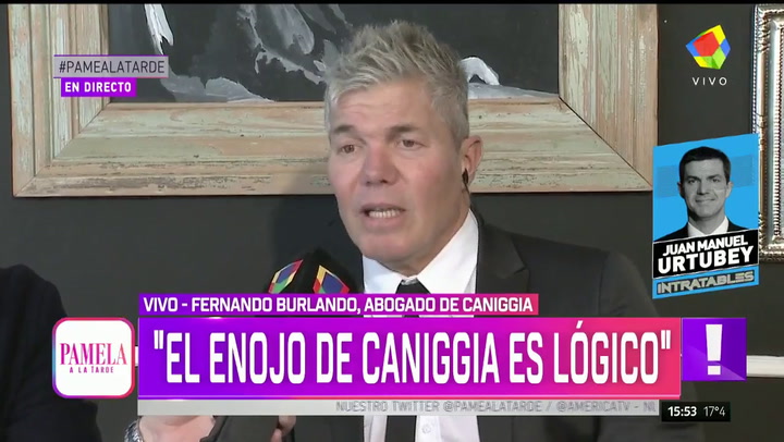 Burlando sobre Caniggia y Nannis - Fuente: América tv
