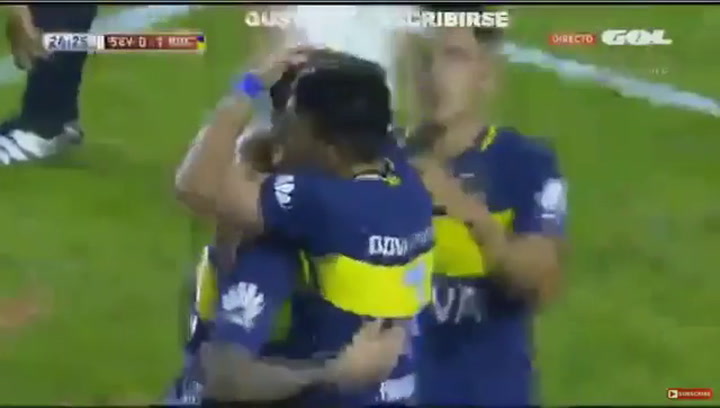 Sevilla 3 vs  Boca Juniors 4 - Amistoso Internacional - Fuente: YouTube