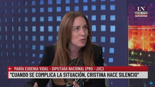 María Eugenia Vidal: "Son responsables de que hoy estemos peor que en diciembre de 2019"