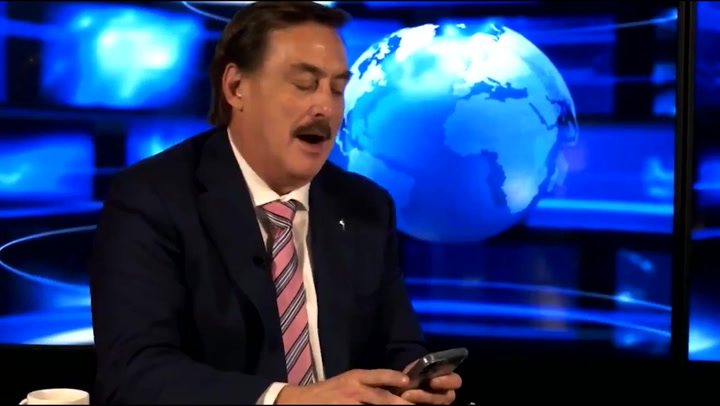Mike Lindell pranked on live TV by fake Trump caller