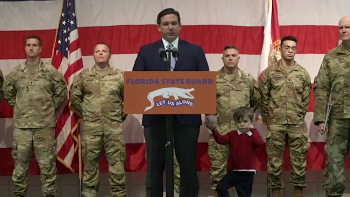 Ron DeSantis proposes civilian Florida State Guard military force that he would control