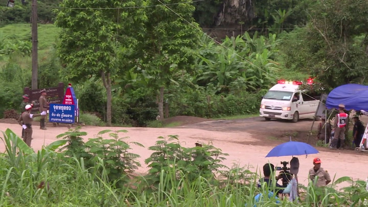 Tailandia: los 12 chicos y su entrenador fueron rescatados de la cueva - Fuente: AFP