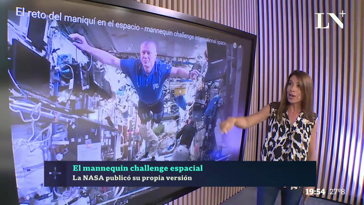 El mannequin challenge de cinco tripulantes en el espacio