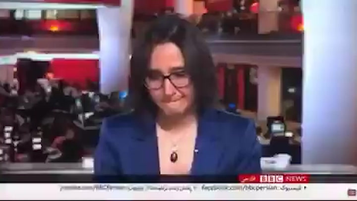 BBC presenter breaks down in tears on live TV during Afghanistan story