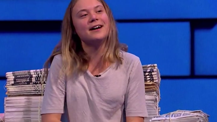 Greta Thunberg eats beans one at a time to cope with stress