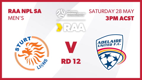 Sturt Lions - NPL SA v Adelaide United FC - NPL SA