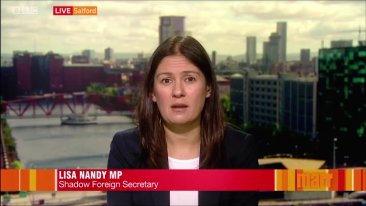 Threat to MPs might never be eliminated, Lisa Nandy says after Sir Amess killing