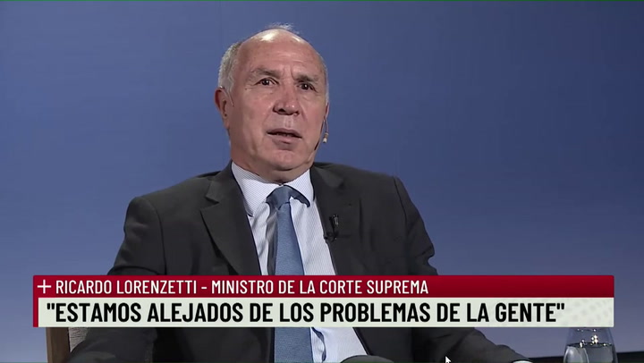 Lorenzetti contradijo a Cristina Kirchner