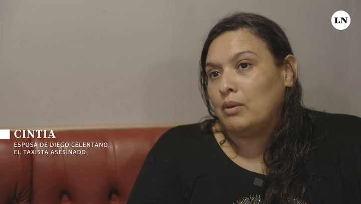 Cintia, esposa de uno de los taxistas asesinados en Rosario