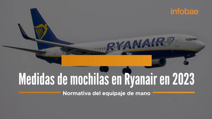 La mochila con las medidas de equipaje de mano de Ryanair, lo más vendido  en