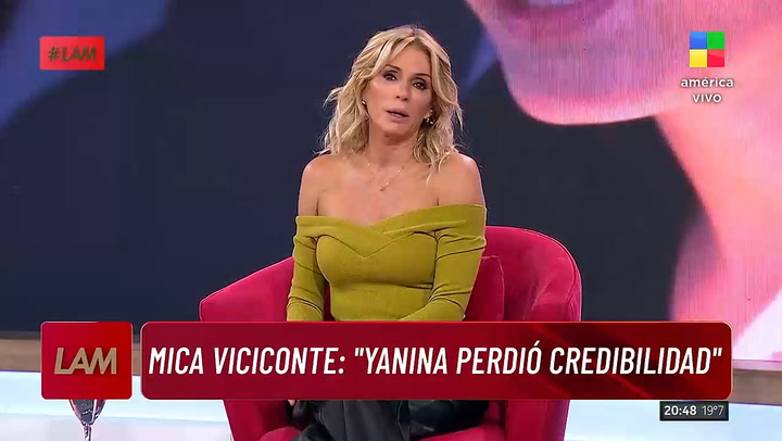 Yanina Latorre le respondio a Mica Viciconte en LAM