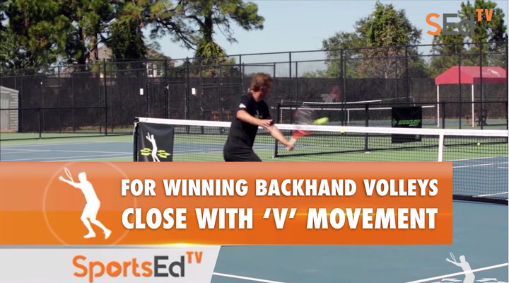 Backhand Volley - Positioning & "V" Movement With Ellis Ferreira