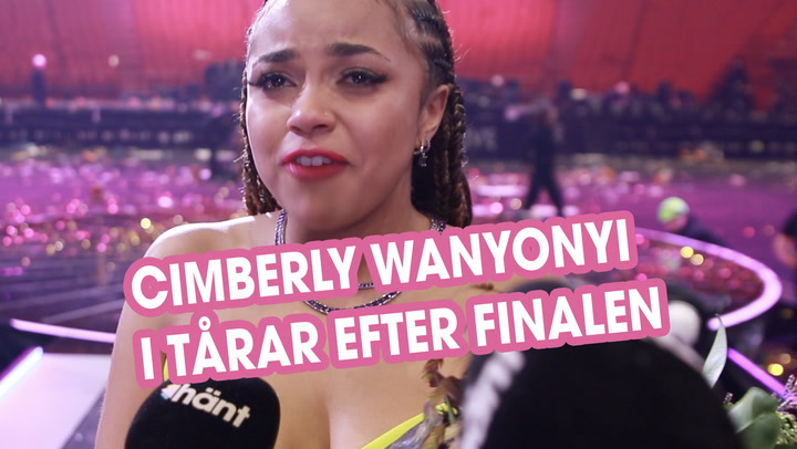 Cimberly Wanyonyi i tårar efter finalen i Idol 2023: ”Vet inte hur jag ska ta mig igenom det här”