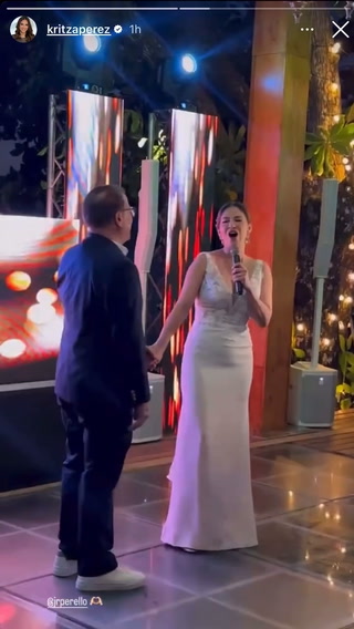Diputada Kritza Pérez sorprende a Jaime Parelló con una emotiva canción en su boda