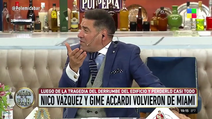 Flavio Azzaro cruzó a Nico Vázquez y Gime Accardi'