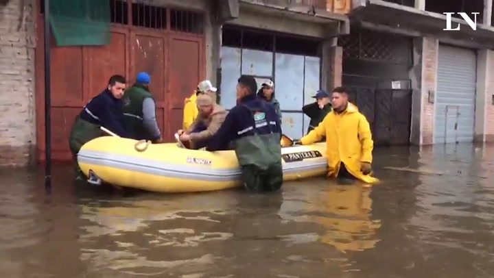 Así fue el operativo de rescate por las inundaciones