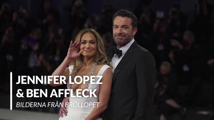 VIDEO: Jennifer Lopez och Ben Affleck har gift sig