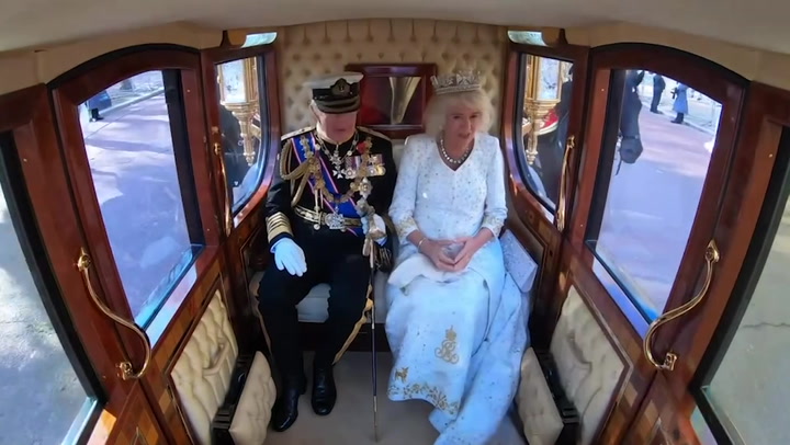 King Charles and Queen Camilla share new behind-the-scenes video