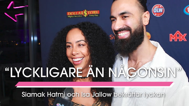 Siamak Hatamis och Isa Jallow bekräftar lyckan: “Lyckligare än någonsin”