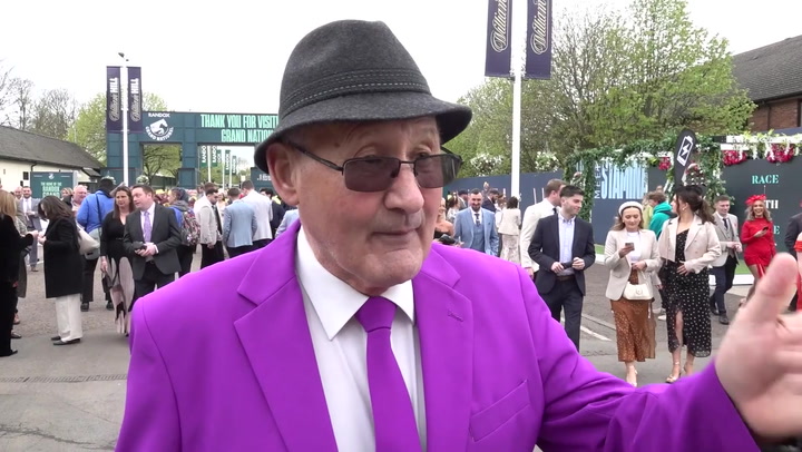 Man, 77, 'on the lash' at first trip to Grand National gives betting tips