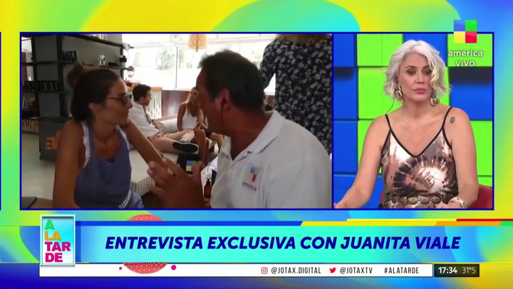 Juana Viale habló del rumor de romance con Joaquín Berthold