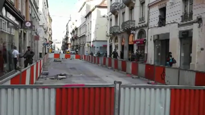 Explosión de un paquete bomba en calle de Lyon - Fuente: AFP