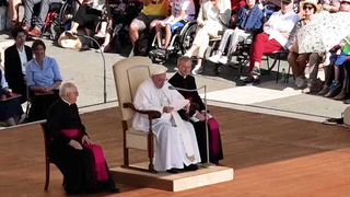 El papa Francisco: "La enfermedad del anciano parece acelerar la muerte"