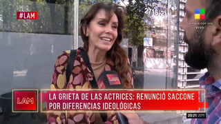 Viviana Saccone renunció al colectivo Actrices Argentinas