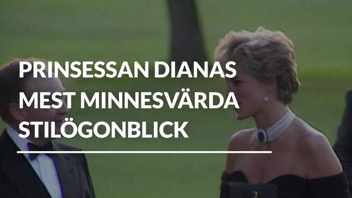 Se Prinsessan Dianas mest minnesvärda stilögonblick