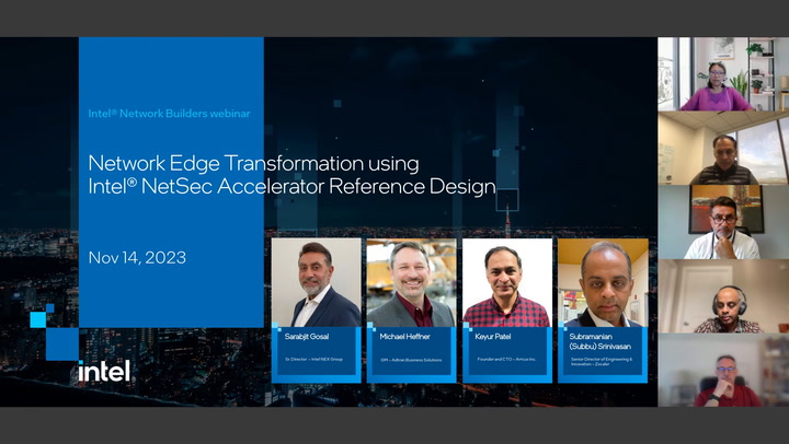 Network Edge Transformation using Intel® NetSec Accelerator Reference Design