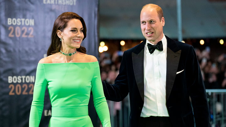Princess Kate dazzles in rented green gown at Earthshot Prize ceremony in Boston