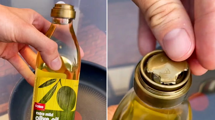 TikToker reveals what pull tabs on oil bottles are for