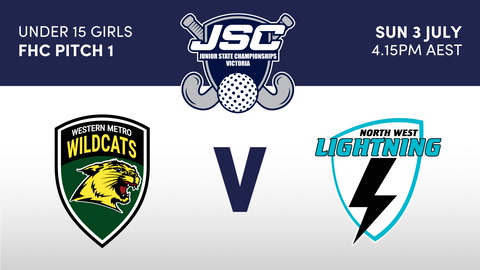 3 July - Hockey Vic Jsc - Fc1 - Wildcats V Lightning