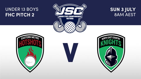 3 July - Hockey Vic Jsc - Fc2 - Hotshots V Knights