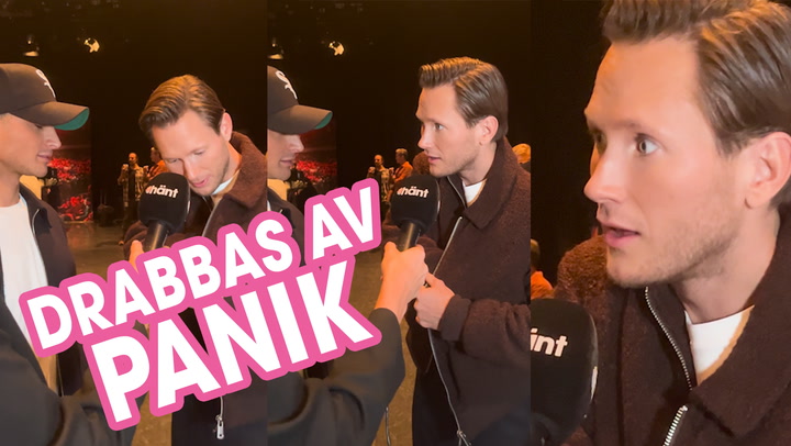 Viktor Frisk drabbas av panik under intervjun – tre snabba med Samir och Viktor