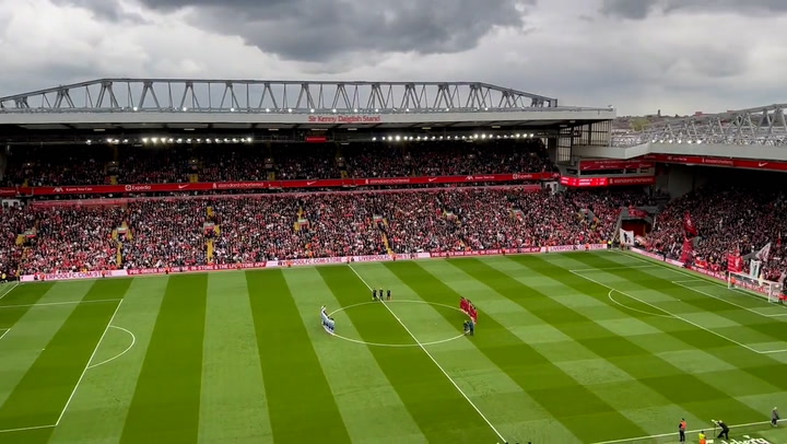 Liverpool fans boo national anthem at Brentford game