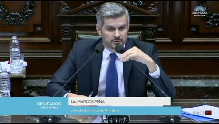 Peña destacó la transparencia en las obras públicas y apuntó a Báez y López - Fuente: HCDN
