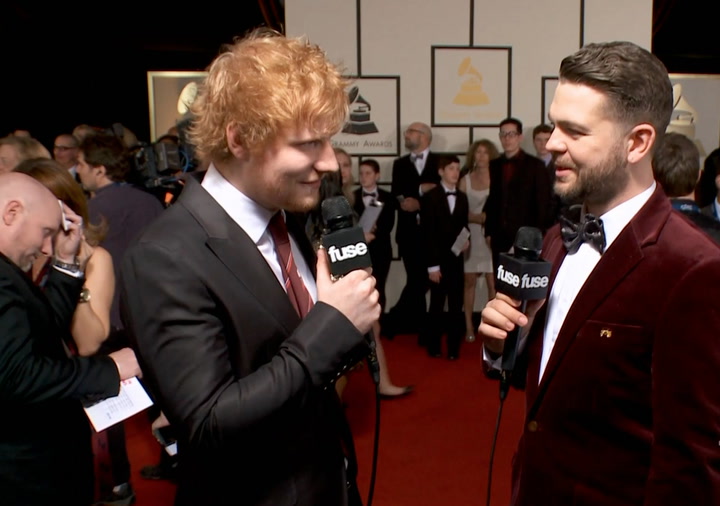Shows: Grammys 2014:  Rick Rubin Brought Ed Sheeran's New Album "Back to Life"