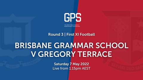 7 May - GPS QLD Football - R3 - Brisbane Grammar v St Josephs College Gregory