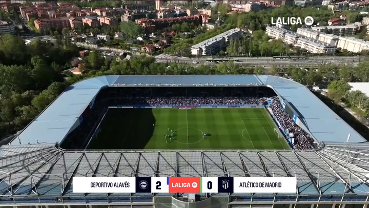 Alavs 2-0 Atltico de Madrid: resumen y mejores jugadas| LaLiga EA Sports (J32)