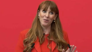 Angela Rayner makes ginger joke at Labour local election launch