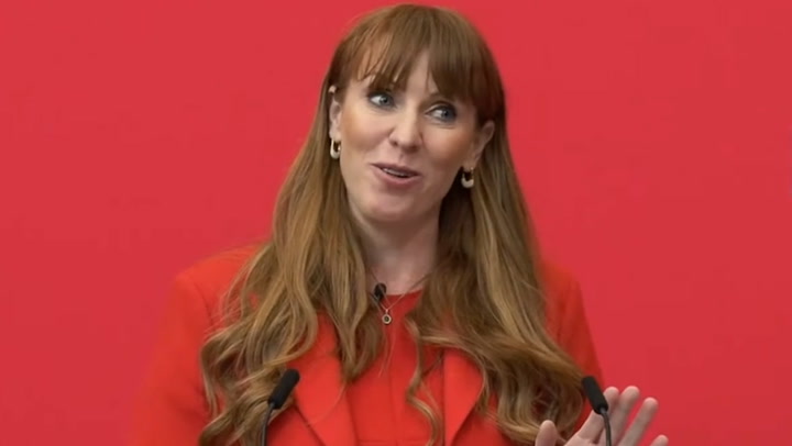 Angela Rayner makes Keir Starmer ginger joke at Labour election launch